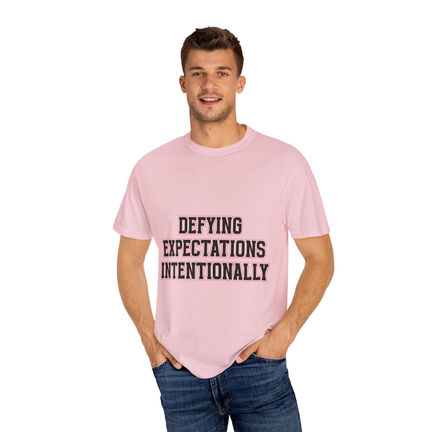 Defying Expectations INTENTIONALLY | Unisex T-Shirt, Casual Tee, Gift for Graduates, Motivational Apparel, Streetwear, Everyday Comfort
