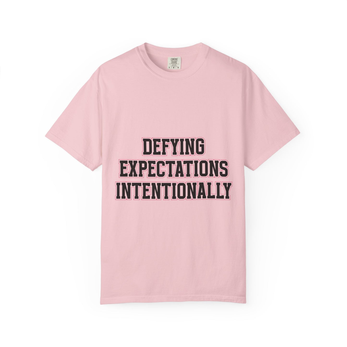 Defying Expectations INTENTIONALLY | Unisex T-Shirt, Casual Tee, Gift for Graduates, Motivational Apparel, Streetwear, Everyday Comfort
